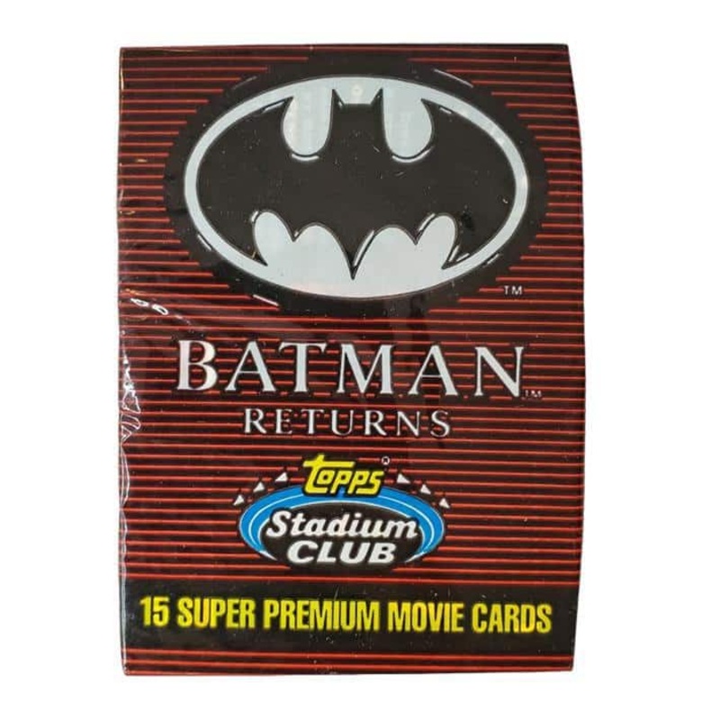 1991 Topps Stadium Club Batman Returns Cards