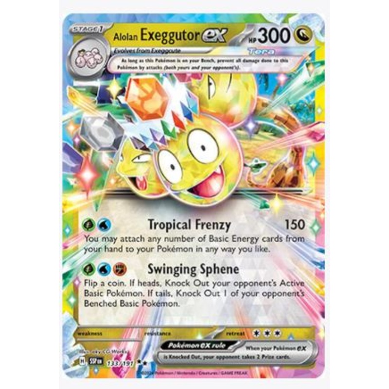 Alolan Exeggutor ex SV08: Surging Sparks #133/191