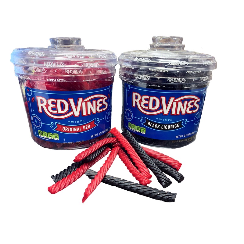 Licorice Twists 3.5 Pound Jar Bulk Flavor Variant Original Red