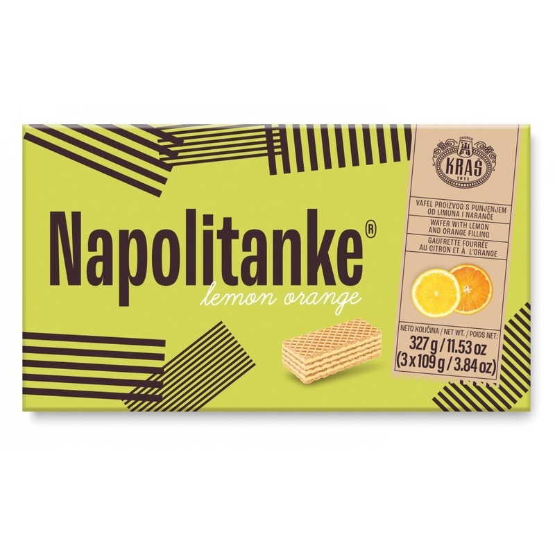 Napolitanke Lemon and Orange Wafers (Kras) 327g
