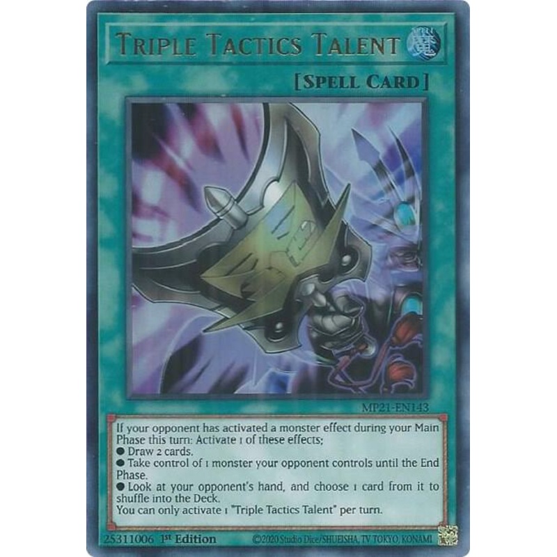 Triple Tactics Talent (1st Edition) – 2021 Tin of Ancient Battles – MP21-EN143