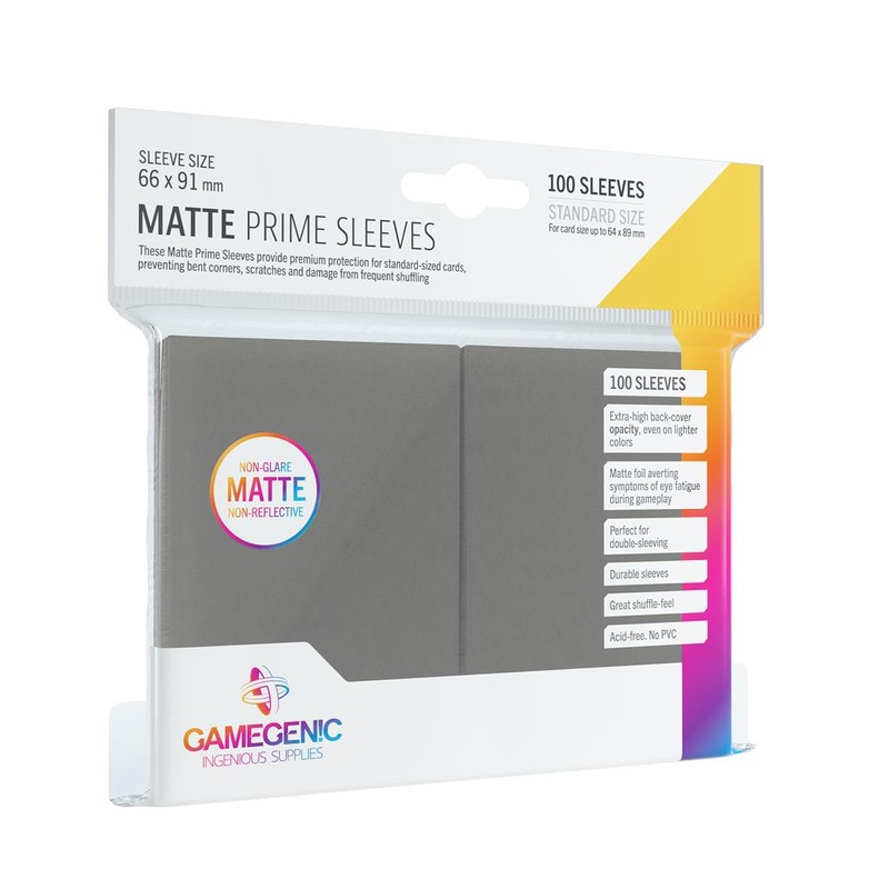 MATTE Prime Sleeves: Grey