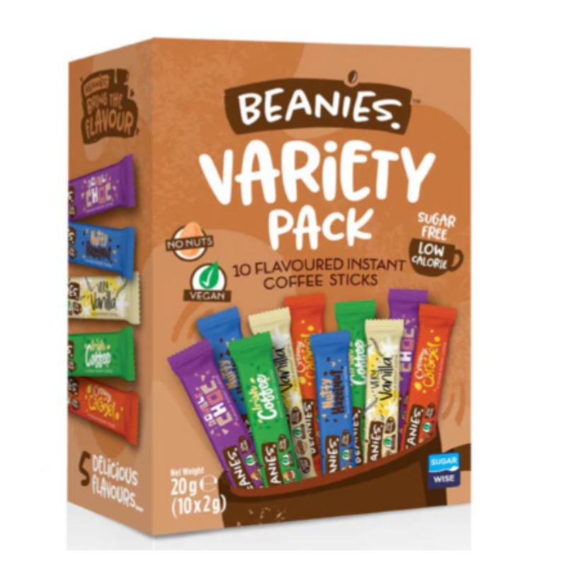 Beanies Variety Pack Freeze Dried Coffee 10 sticks