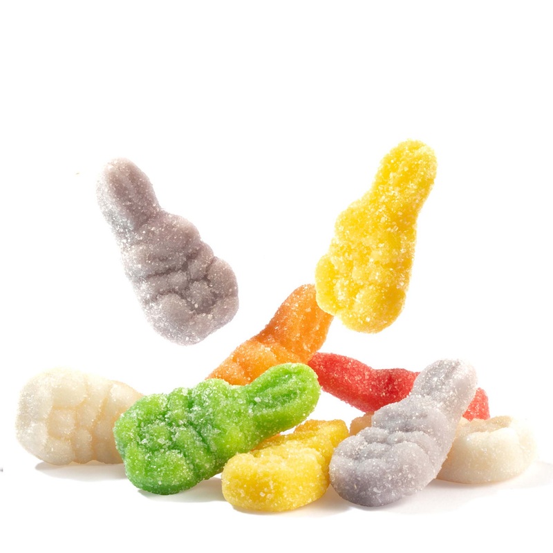 Albunnies Sanded Gummi Bunnies 1 Lb