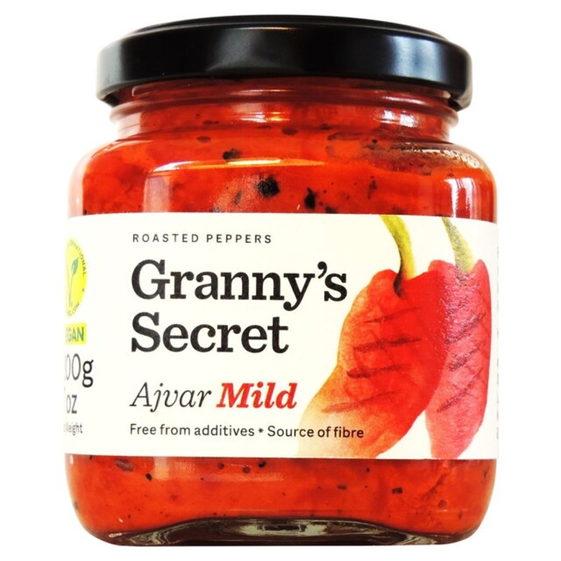 Granny’s Secret Ajvar Mild Roasted Red Pepper Spread 200g