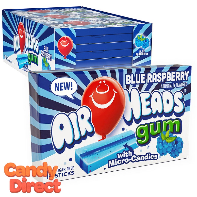 Airheads Gum Raspberry 14-pc – 12ct