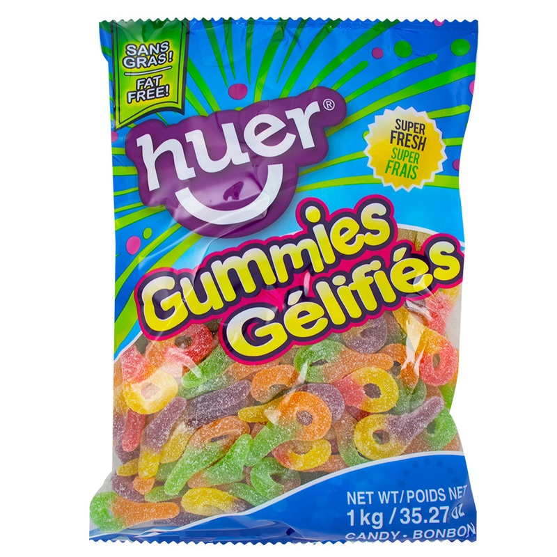 Huer Mini Sour Suckers – 1kg
