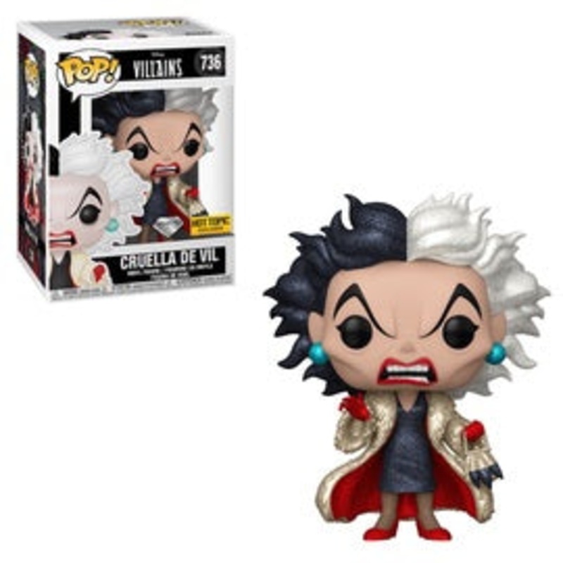 (DAMAGED BOX) Funko Pop! Disney Villains – Cruella de Vil (Diamond Collection) #736