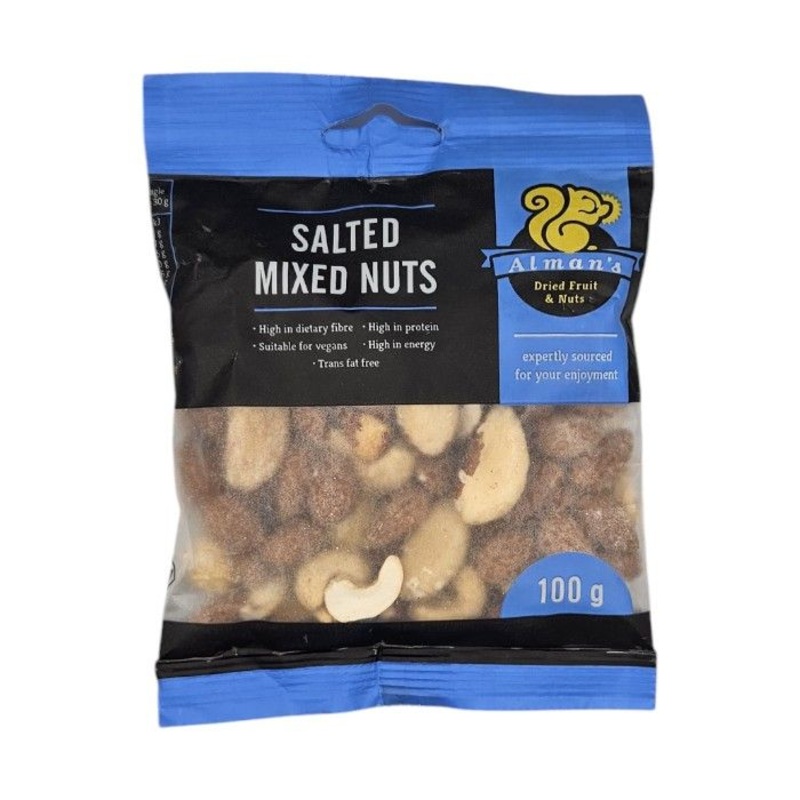 Almans 100g Mixed Nuts R/S (1x100g)