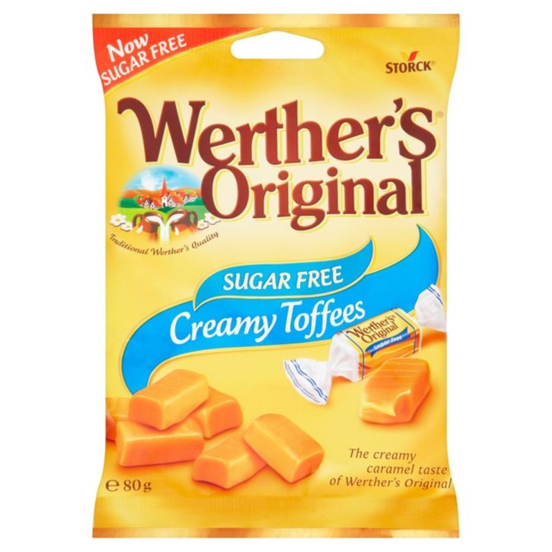 Werther’s Toffee Sugar Free 80g