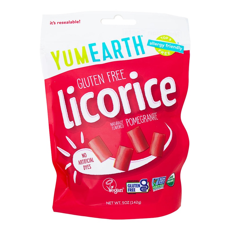 YumEarth Pomegranate Licorice 5oz – 6 Pack