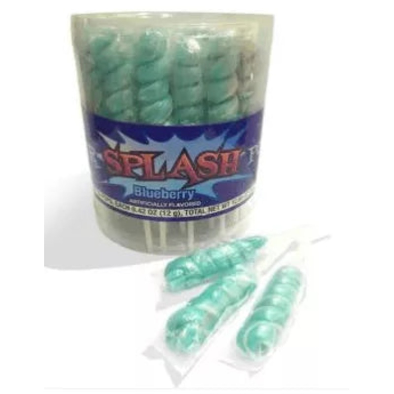Alberts Color Splash Lollipops Baby Blue 30ct