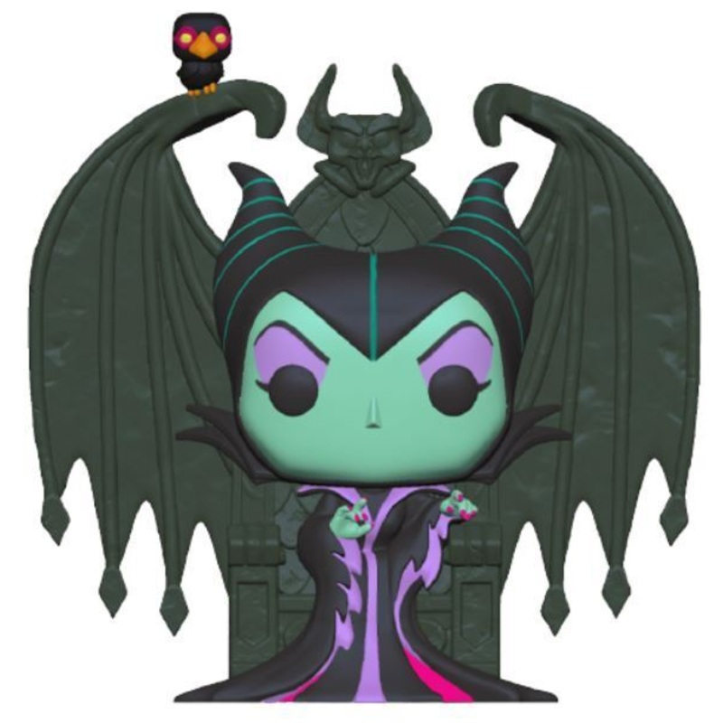 (DAMAGED BOX) Funko Pop! Disney: Villains – Maleficent on Throne #784 (Diamond Collection) (Hot Topic Exclusive)