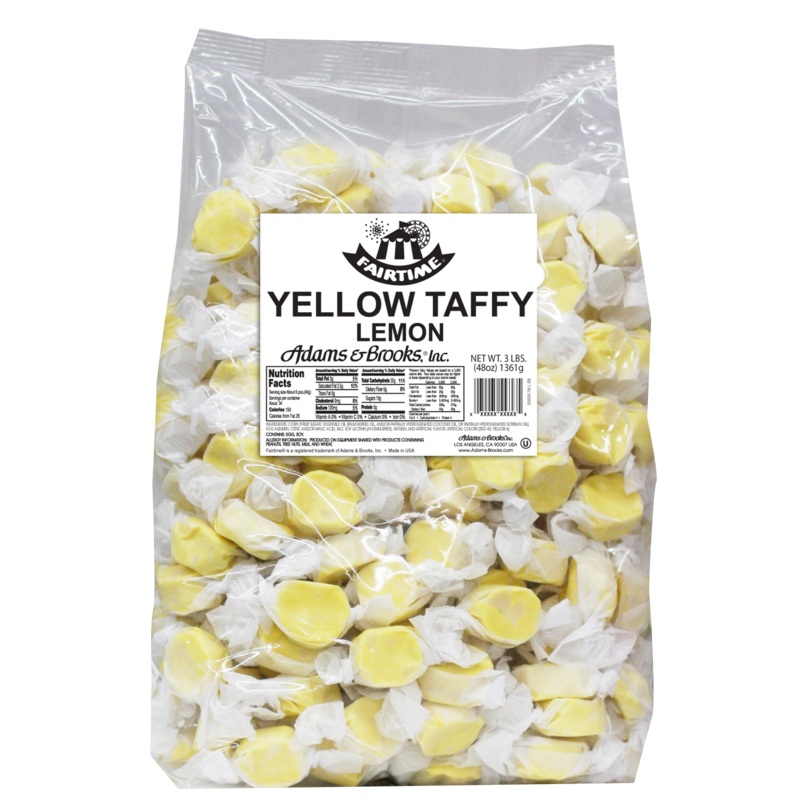 Adams & Brooks Taffy – Lemon 3lb X 1 Unit