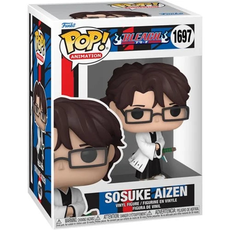 AUTOGRAPHED By Kyle Hebert Funko Pop! Anime: Bleach – Sosuke Aizen #1697 (JSA Cert: CB63478)