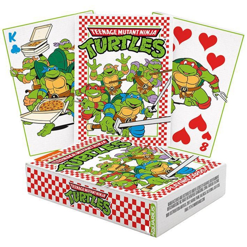 Playing Cards  Nickelodeon Teenage Mutant Ninja Turtles Pizza Box