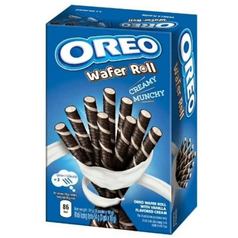 Oreo Wafer Roll, 54g