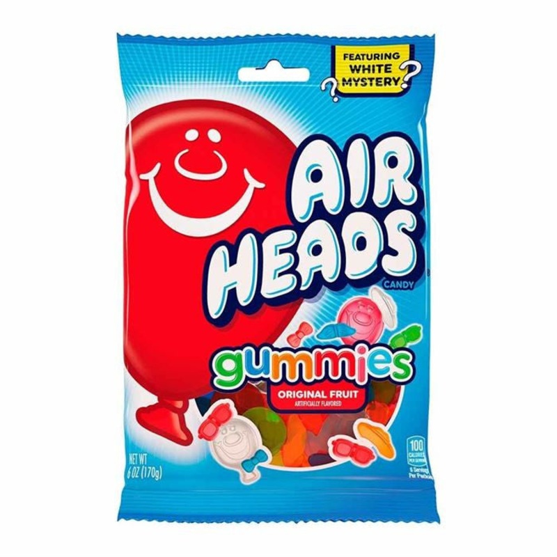 Airheads Gummies Peg Bag Assorted – 6 oz