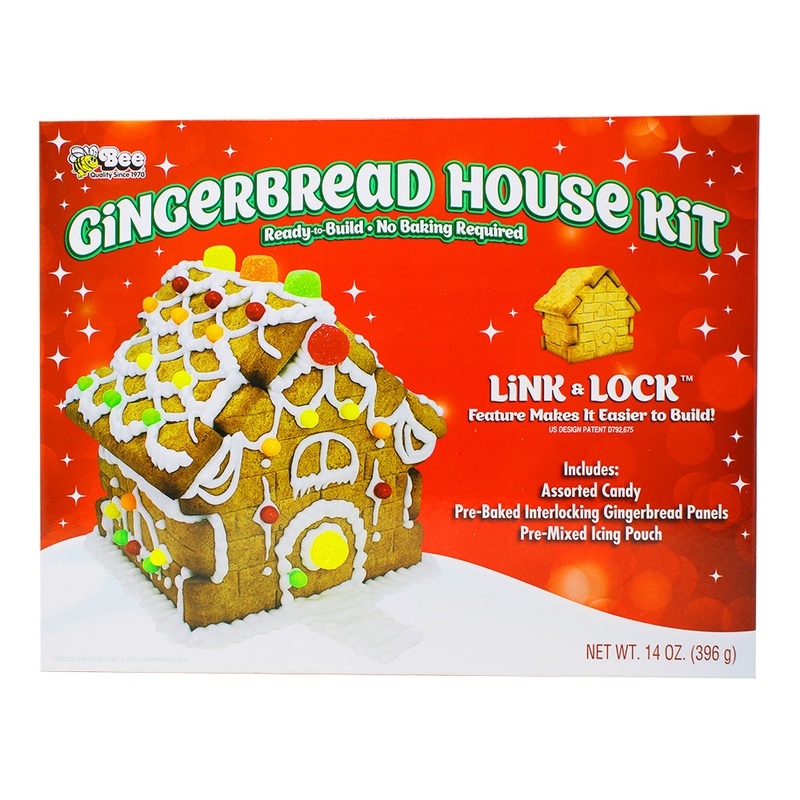 Bee Gingerbread House Kit – 14oz
