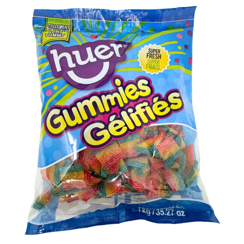Huer Rainbow Sour Streamer Minis – 1kg