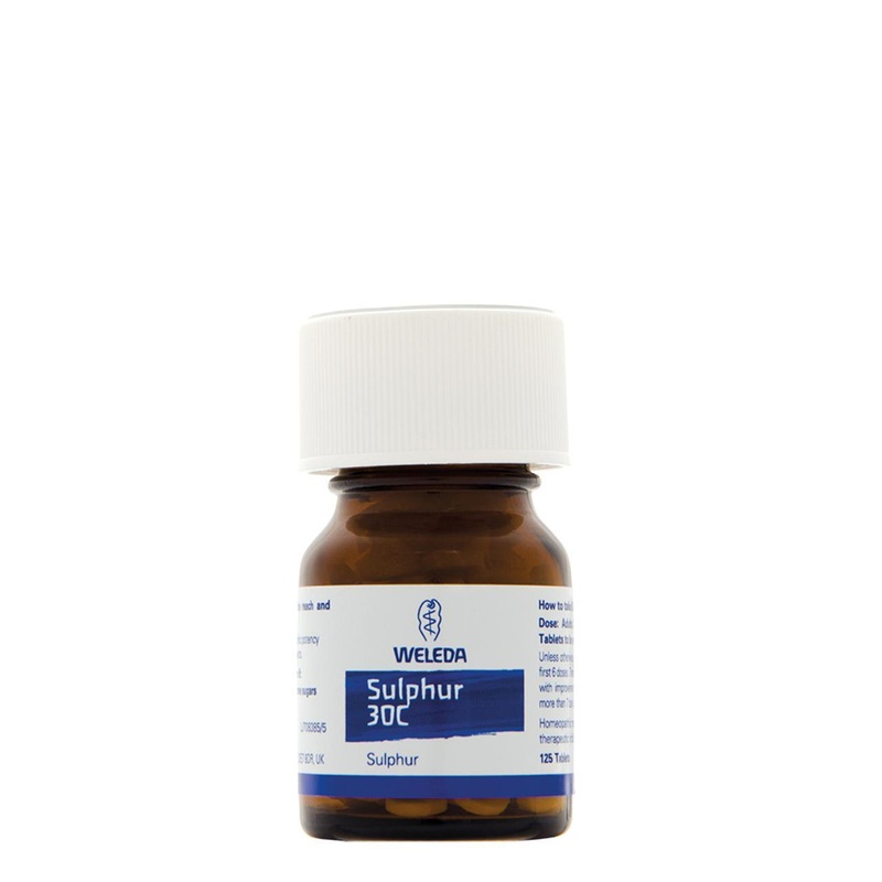 Weleda Sulphur 30c Tablets 125 per pack