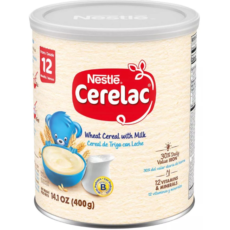 Cerelac, Cereal with Milk (Nestle) 14.1 oz (400g)