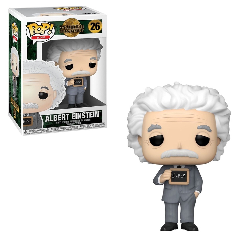 (DAMAGED BOX) Funko Pop! Icons: World History – Albert Einstein #26