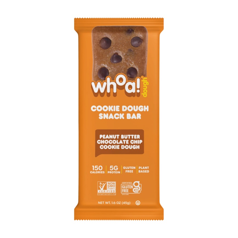 Whoa! Dough Cookie Dough Bar, Peanut Butter Chocolate Chip 10ct/1.6oz