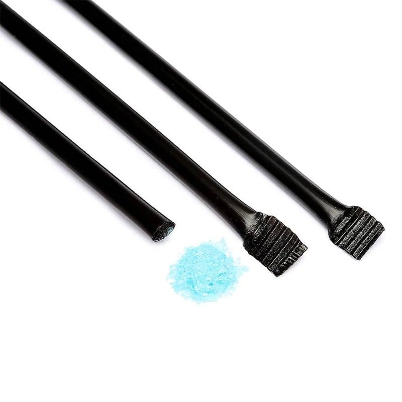 Albert’s Candy Powder Filled Plastic Mini Straws – Black Cherry: 240-Piece Bag
