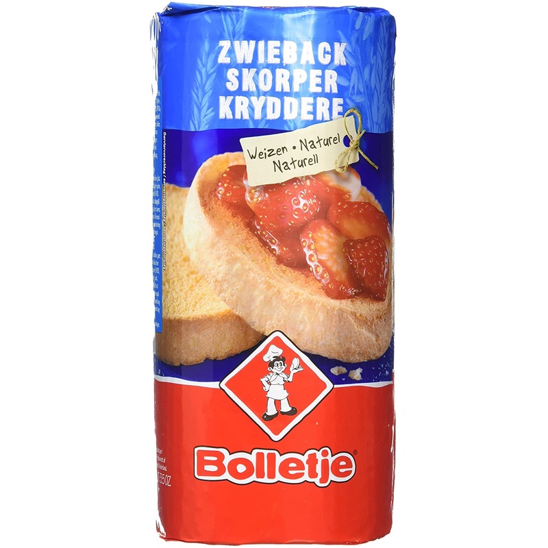 Bolletje Crisp Bakes, Toasts -Zwieback 4.4 oz (125g)