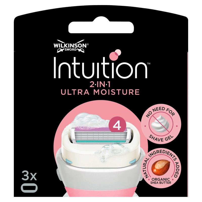 Wilkinson Sword Intuition Ultra Moisture Women’s Razor Blades 3 per pack