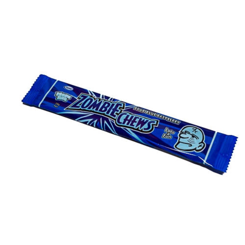 Zombie Chews Blue Raspberry bar