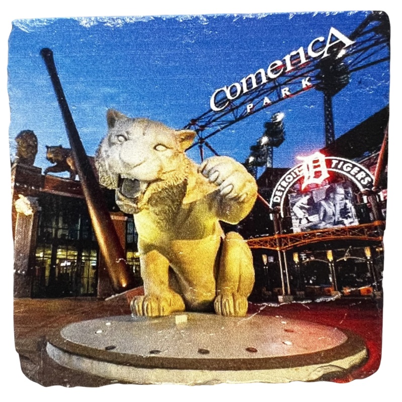 Comerica Park Tiger at Night Coaster