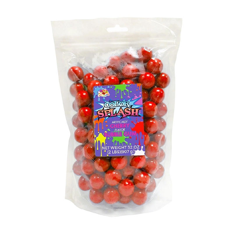 Splash Gumballs (1″) Red | 2lb, Bag