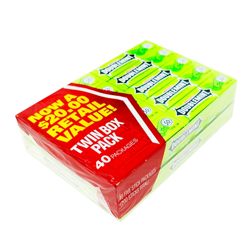 Wrigley’s Doublemint Gum 5 Stick – 40ct