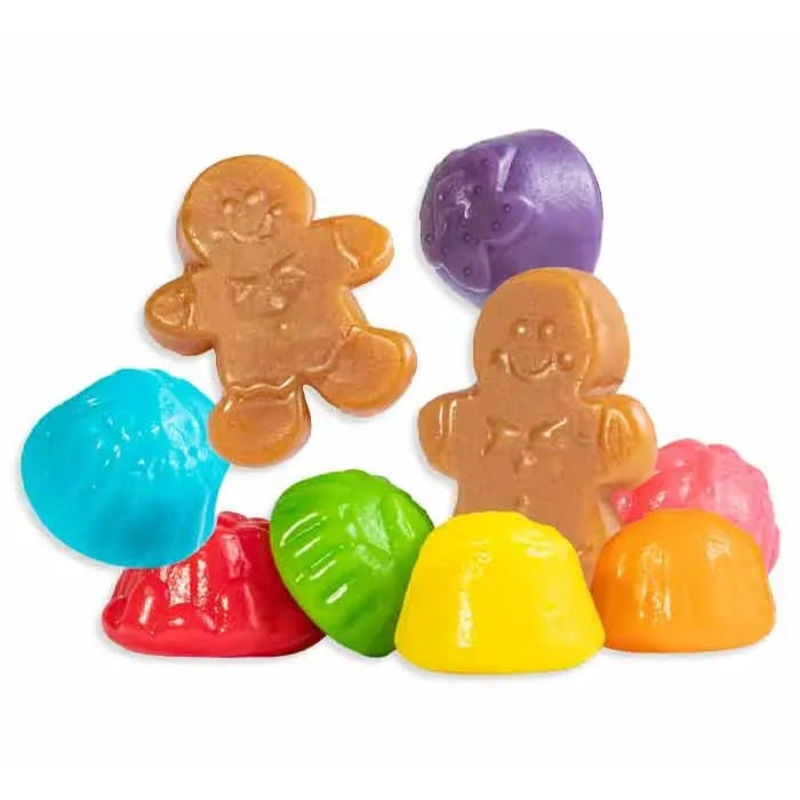 Albanese Gummy Jolly Gingerbread and Gumdrops: 5LB Bag