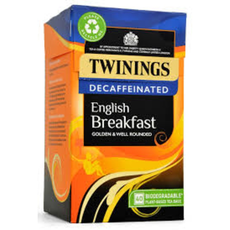 Twinings Decaf English Breakfast 40 bags