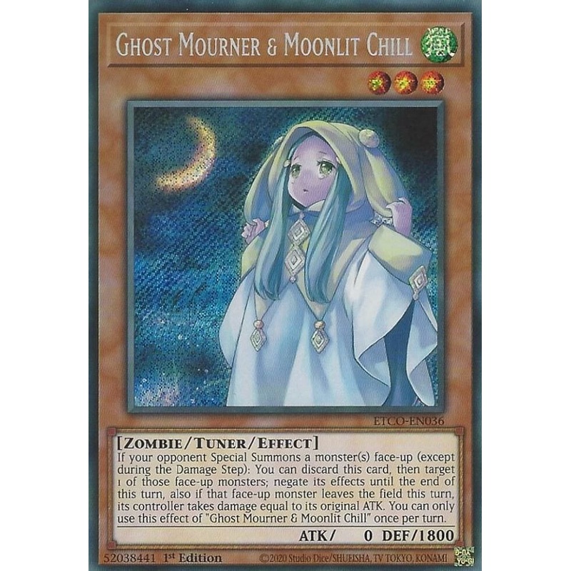 Ghost Mourner & Moonlit Chill (1st Edition) (Secret Rare) – Eternity Code – ETCO-EN036