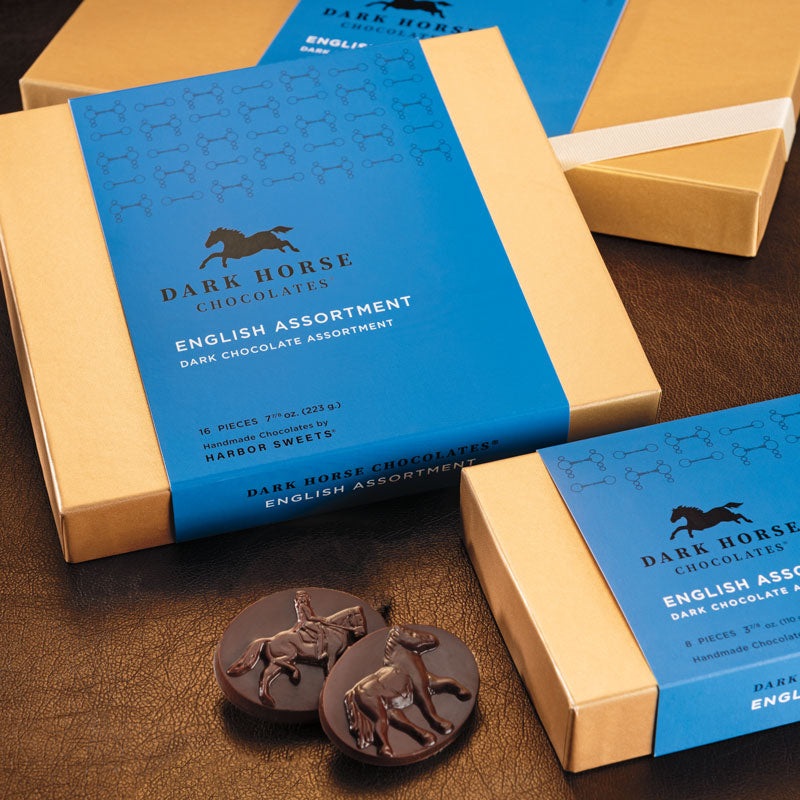 Dark Chocolate ‘English’ Assortment Dark Chocolate ‘English’ Gift Box – 8 pc