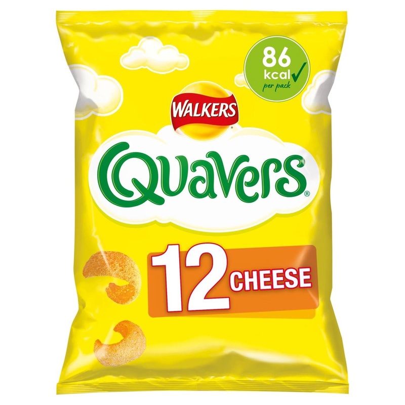 Walkers Quavers Cheese Snacks 12 per pack