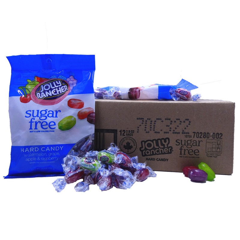 Jolly Rancher Sugar Free 3.6oz Bag or 12 Count Box 3.6oz Bag