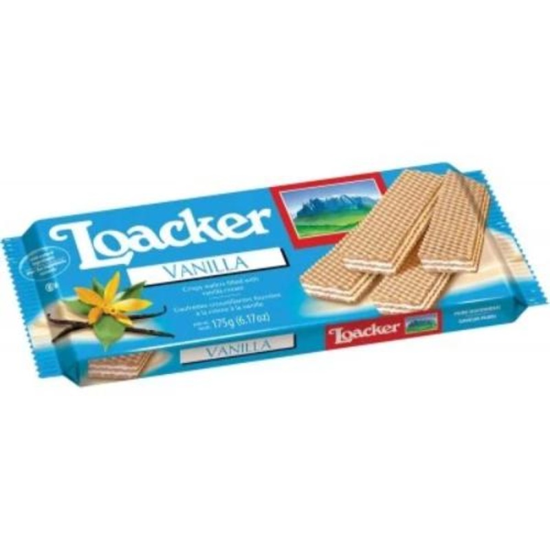Loacker Vanilla Filled Wafers 6.18oz (175g)