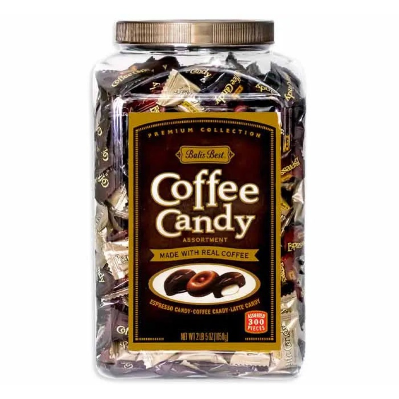 Bali’s Best Coffee Candy Assortment: 300-Piece Tub