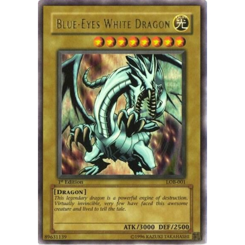 Blue-Eyes White Dragon (Unlimited Edition) – The Legend of Blue Eyes White Dragon – LOB-001