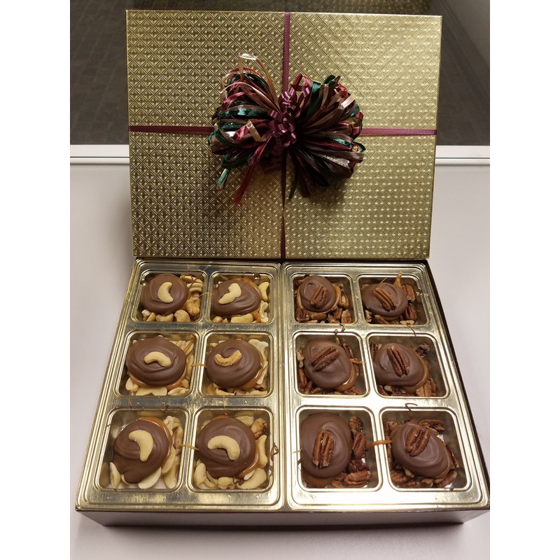 “Hodag Paws” Gift Box 6 Piece Milk Chocolate Pecan Only