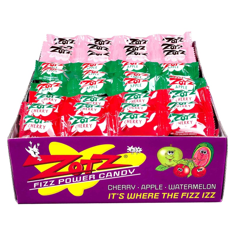 Zotz Apple, Cherry, & Watermelon – 48 Count