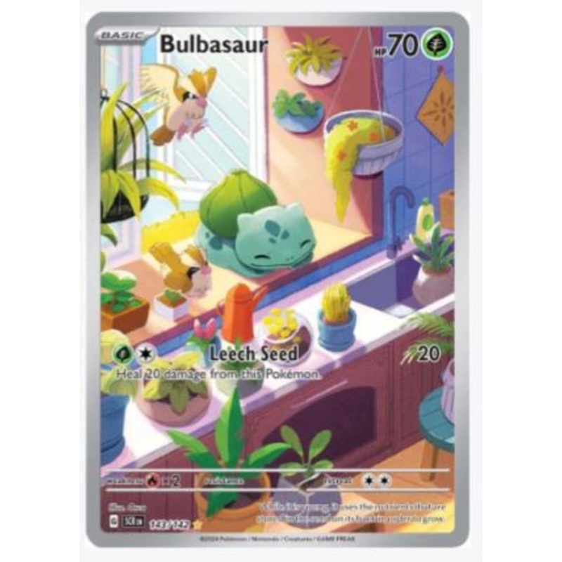 Bulbasaur (Illustration Rare) SV07: Stellar Crown #143/142