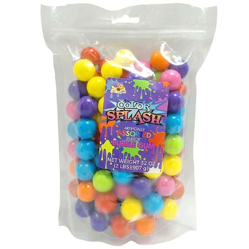 Color Splash Gumballs  Assorted  Medium