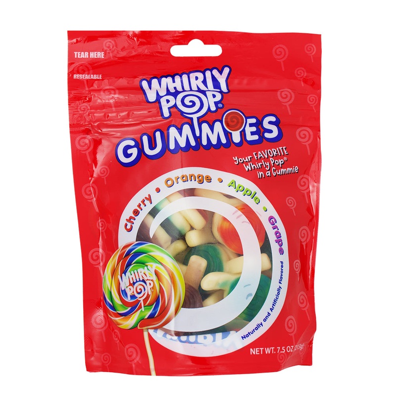 Adams & Brooks Whirly Pop Gummies – 7.5oz
