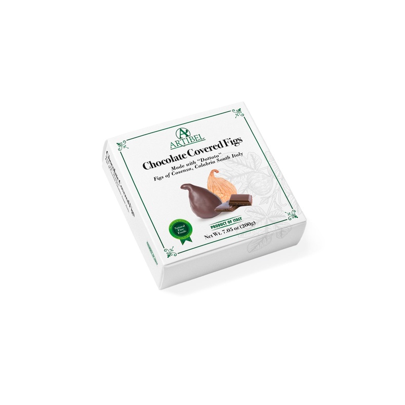 ARTIBEL DRIED FIGS DOTTATO CHOCOLATE COVERED 200 GR